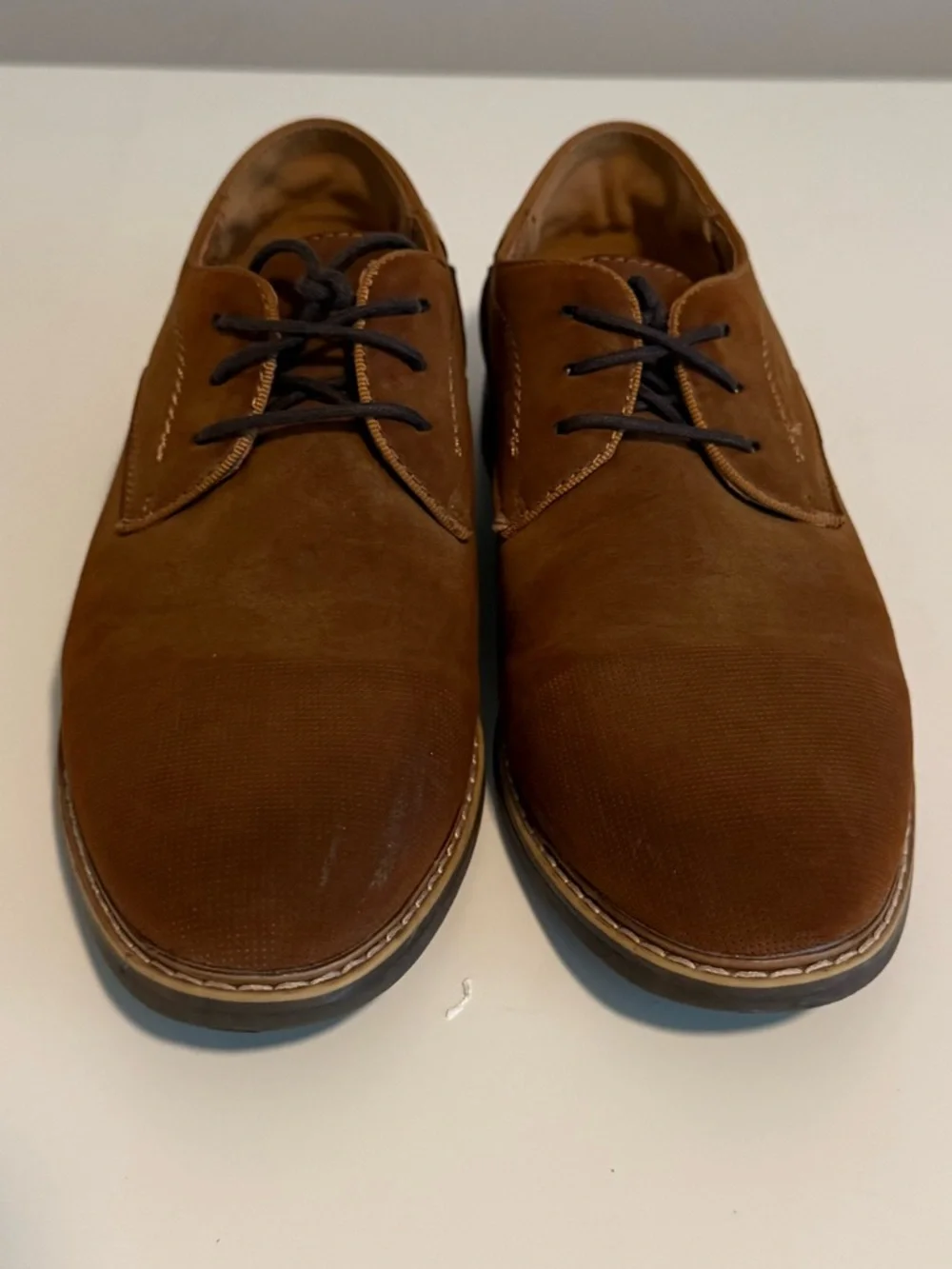 Men's Brown Derby Shoes - Casual Lace-Up